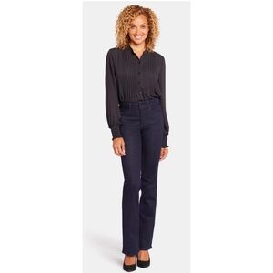 NYDJ Barbara Bootcut Petite Jeans Dark Wash Size 2P